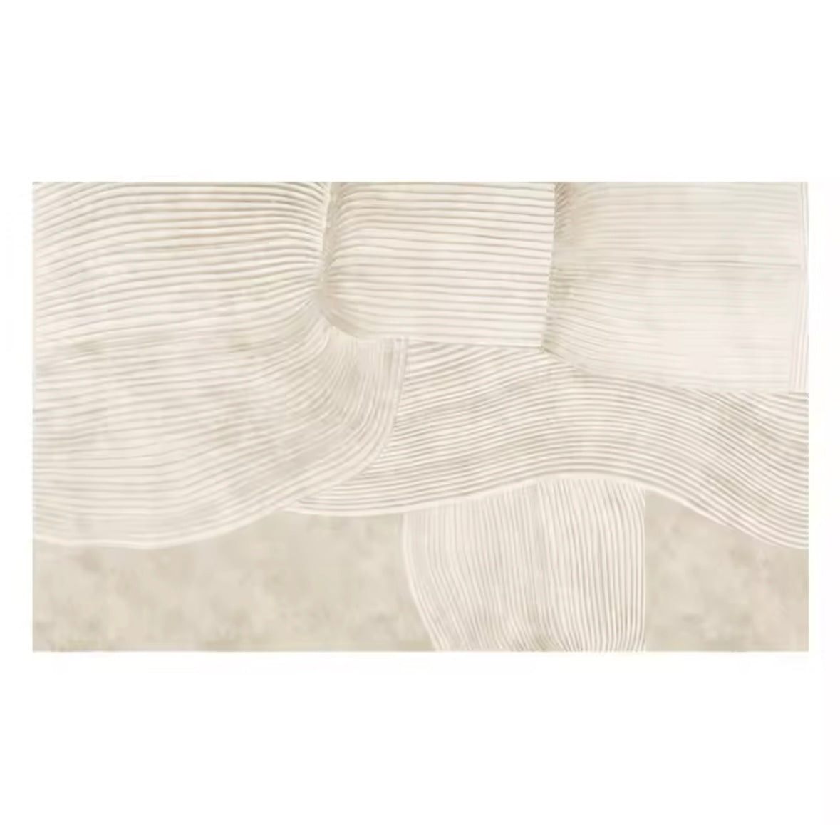Minimalistischer Teppich Beige