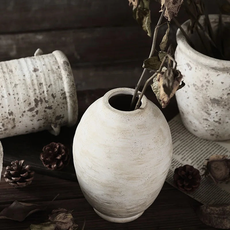 Retro-Stil Keramik Blumenvase