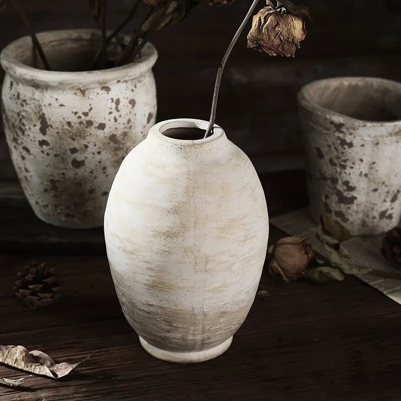 Retro-Stil Keramik Blumenvase