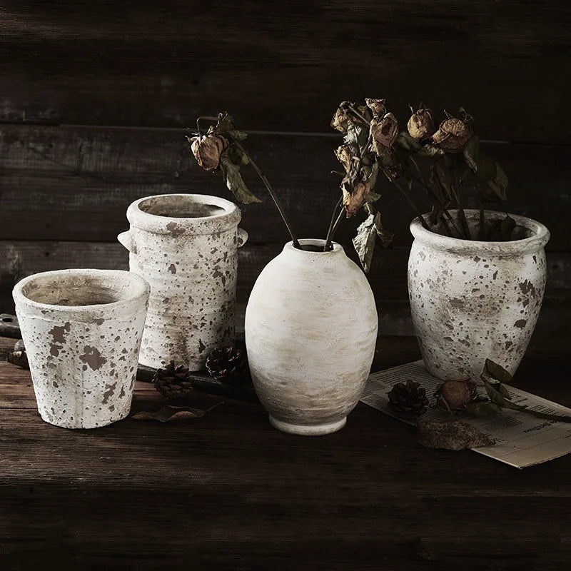 Retro-Stil Keramik Blumenvase